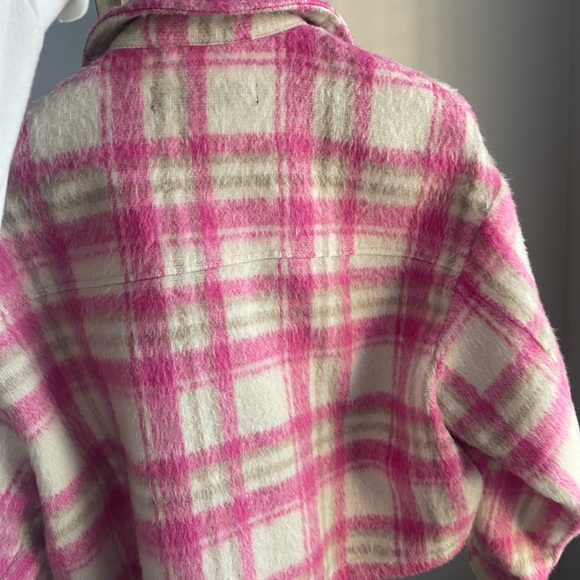 Zara Cropped Jacket PINK - Picture 4 of 5